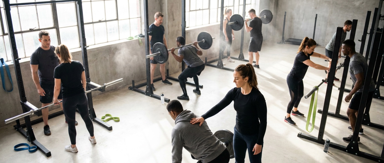 Coached class at Summit Lane Fitness